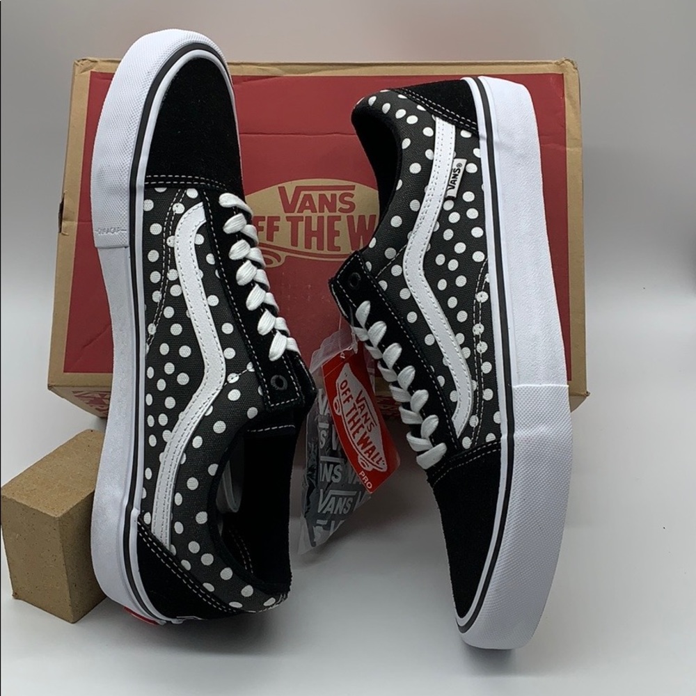 VANS OLD SKOOL PRO BAKER DOLLIN/Polka dots men’s - Picture 5 of 16